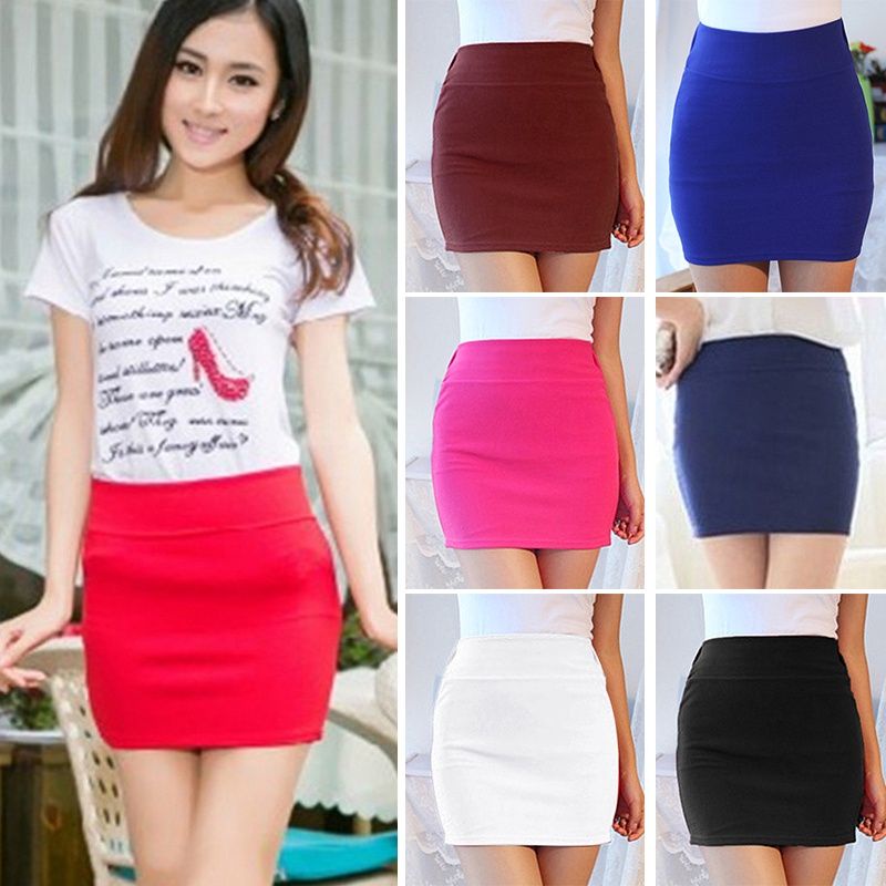 Rok Mini Sexy Transparan Wanita Hot Korean Style Span Pendek Spendek Soft Premium