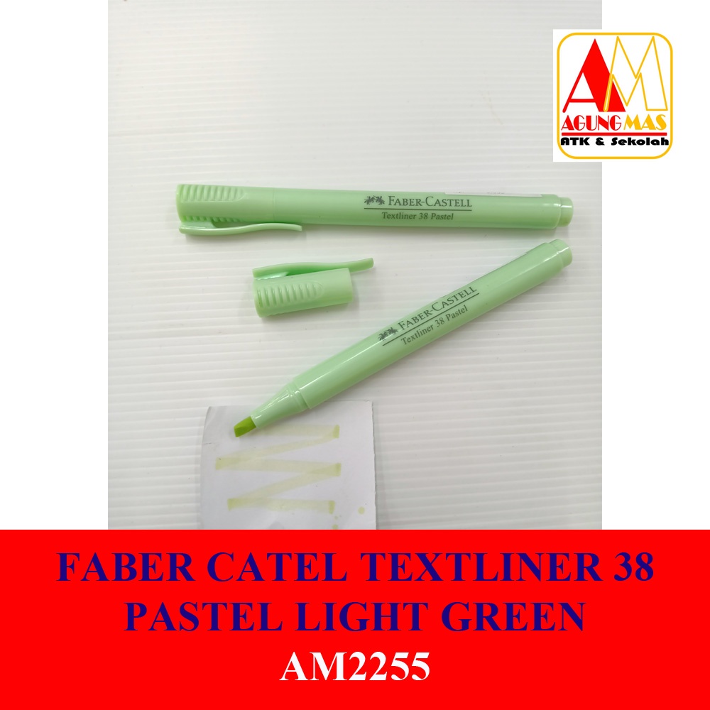 

FABER CATEL TEXTLINER 38 PASTEL LIGHT GREEN