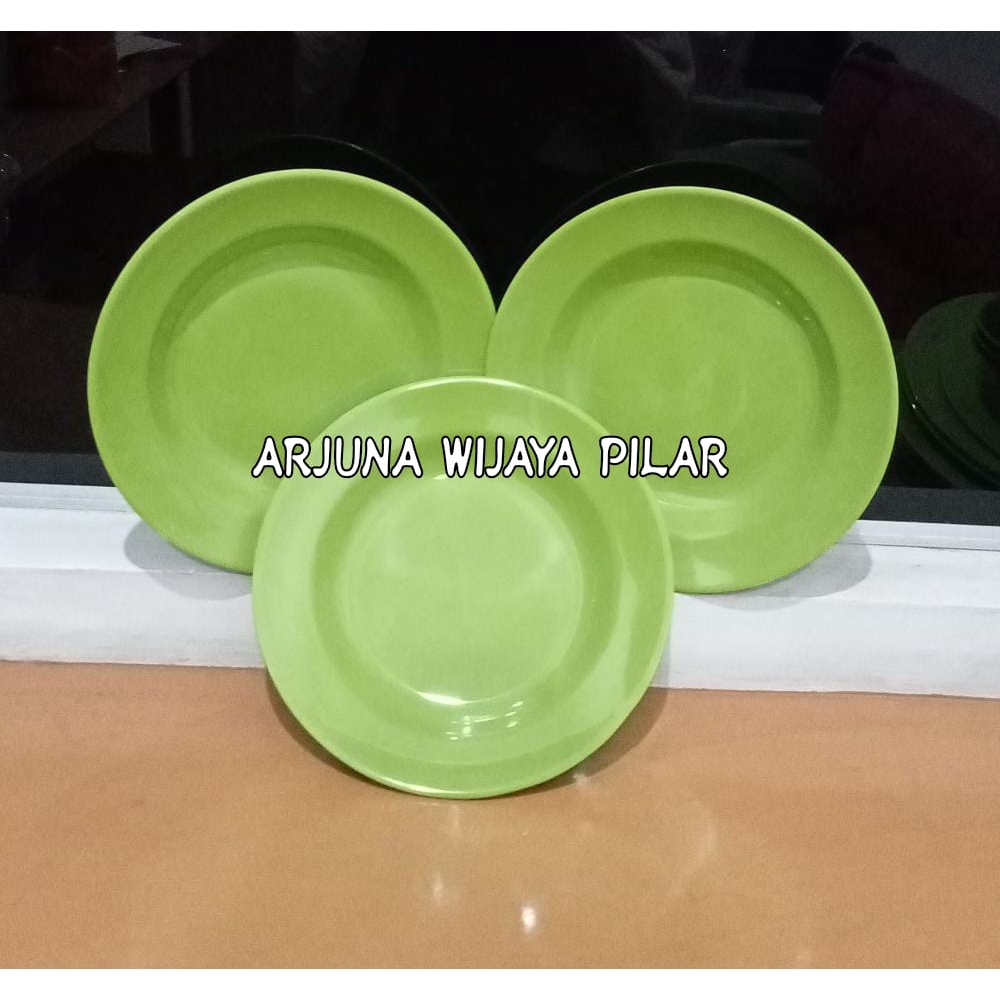 Piring Makan 9 Polos - Piring Cekung Melamin 9&quot; (G 109)