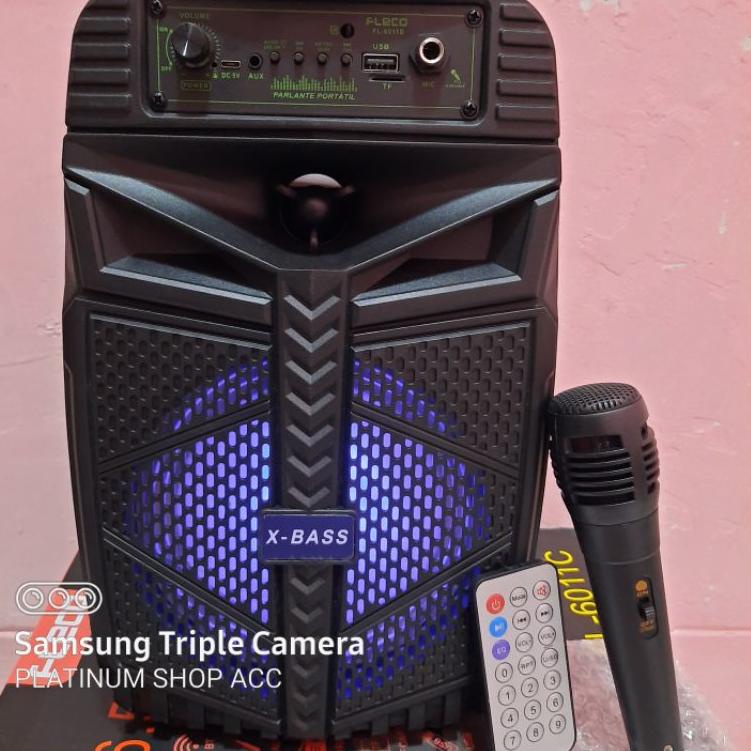 Murah Banget SPEAKER BLUETOOTH FREE MIC KARAOKE  FLECO FL-6011/F-6615/F-804Z SUPER BASS/SALON AKTIF 
