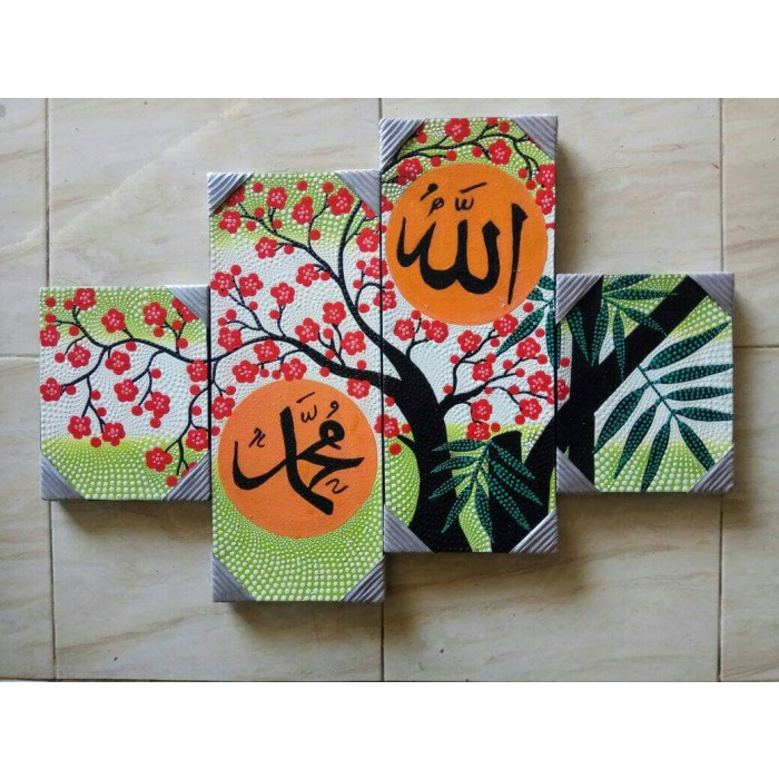 

Lukisan Kaligrafi - Lukisan Kaligrafi Sakura Bambu Hijau - Xlxcdriyoni