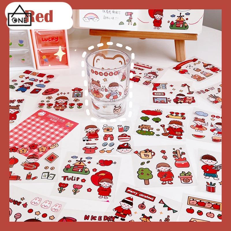 COD❤️20pcs Stiker Kartun Lucu Untuk Dekorasi Notebook DIY Sticker Stationady-A.one