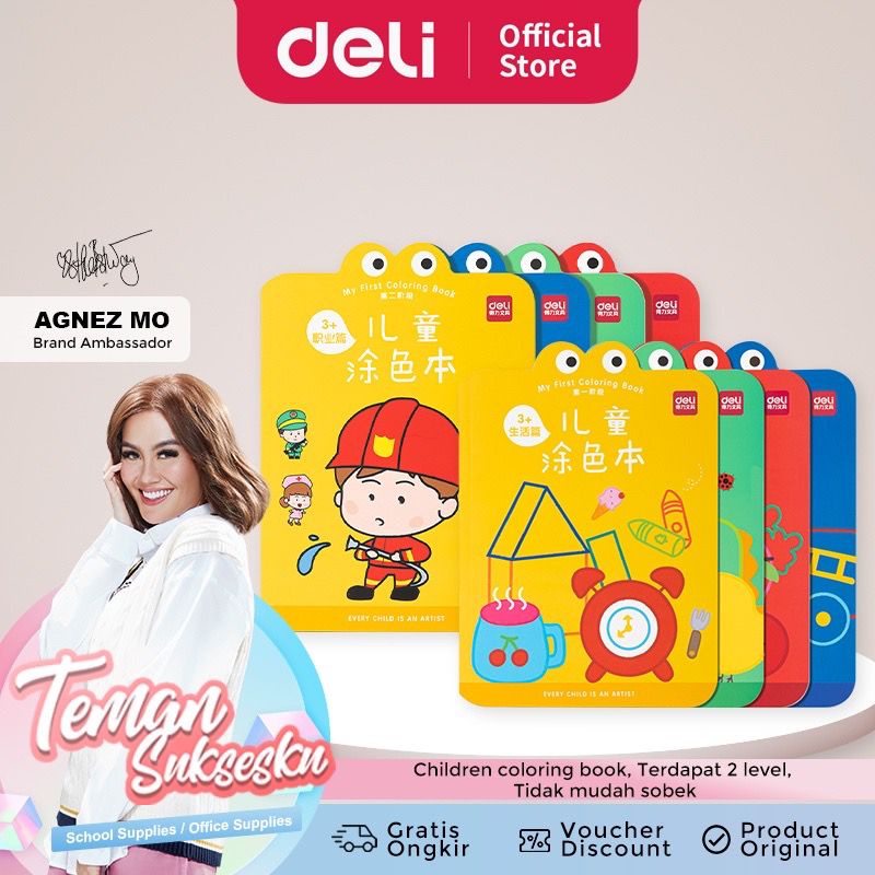 

Deli Children Coloring Book / Buku Mewarnai Anak Balita 2 Level Dengan Tema dan Pelajaran Bahasa Mandarin 73383