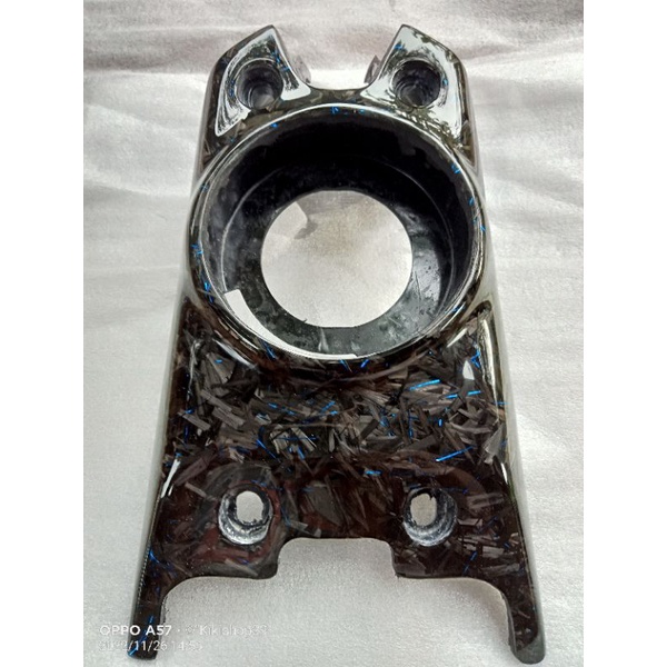 COVER TANGKI WR 155 CARBON FORGED BLUE