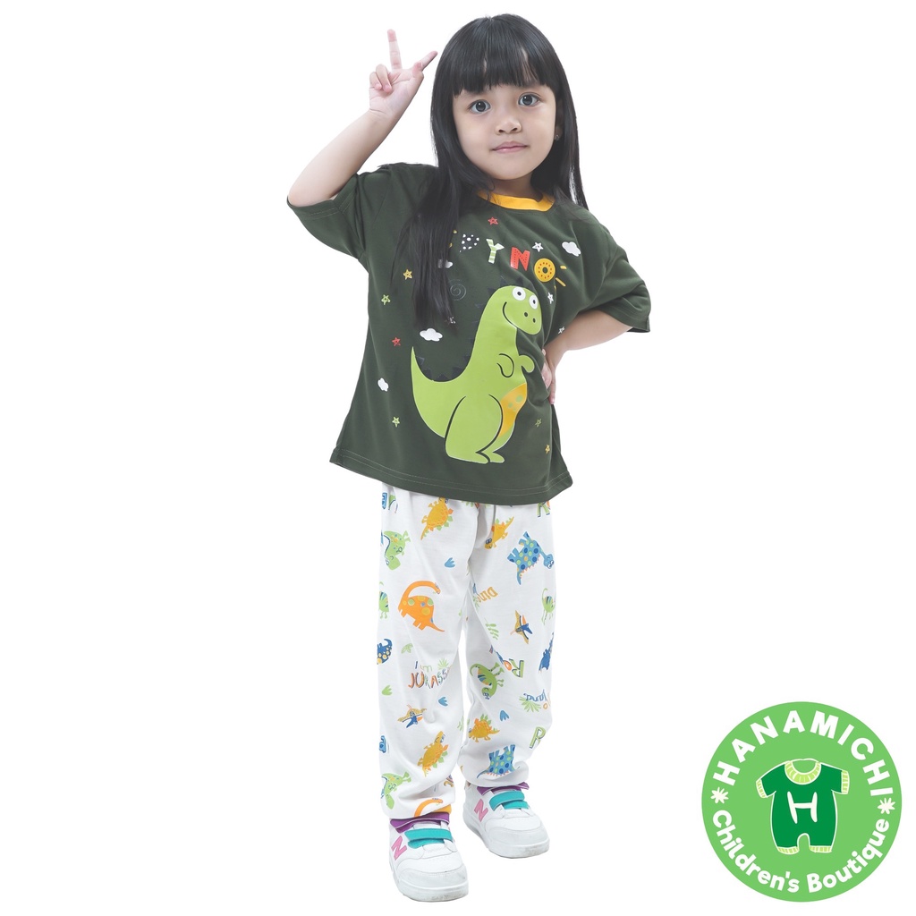 Hanamichi DONI.CP Setelan Baju Tidur Anak Lengan Pendek