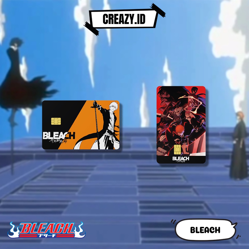 

Bleach - Sticker Kartu ATM / Card Skin / Stiker Kartu ATM / Skin Card / Flazz / Stiker Credit [Creazy.id]