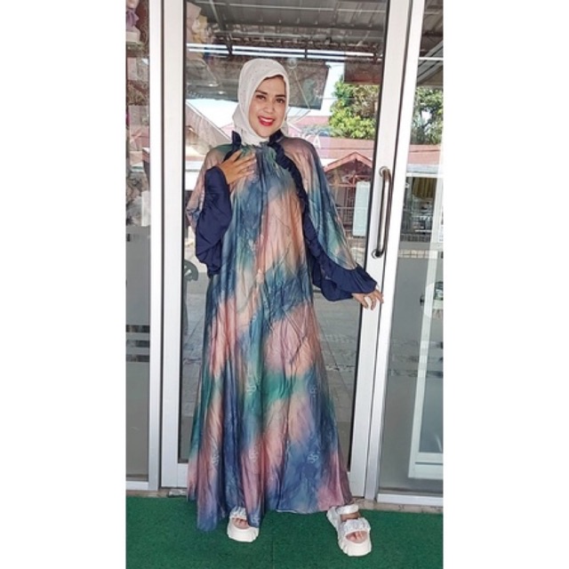 Gamis kece brand Shellasaukia super mewah terbaru