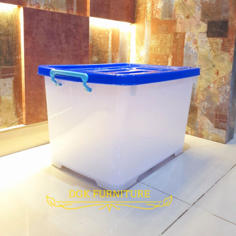 Container Box 75L 75 L 75 Liter Kontainer Plastik 75L 75 L 75 Liter Serbaguna