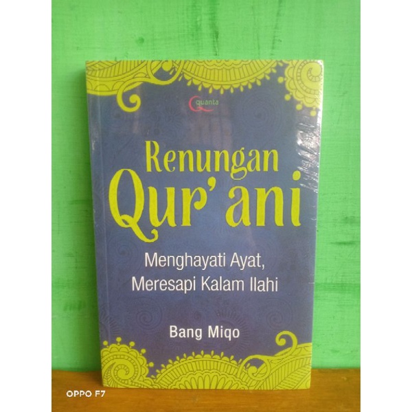 BUKU RENUNGAN QUR'ANI MENGHAYATI HAYAT MERESAPI KALAM HATII