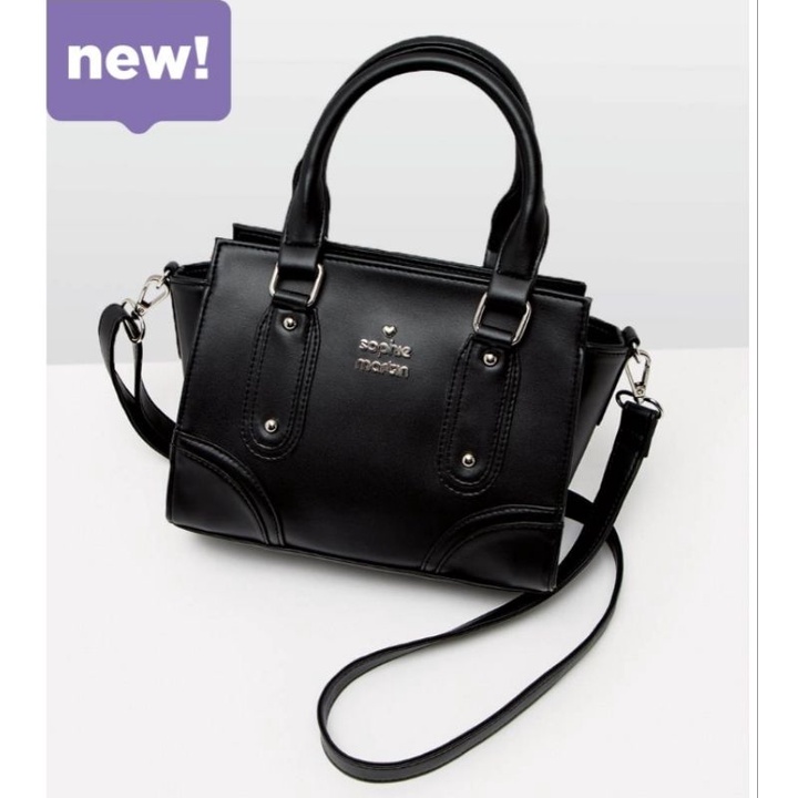 SOPHIE MARTIN Tas Jinjing Wanita VILJA BLACK Sophie Martin Paris