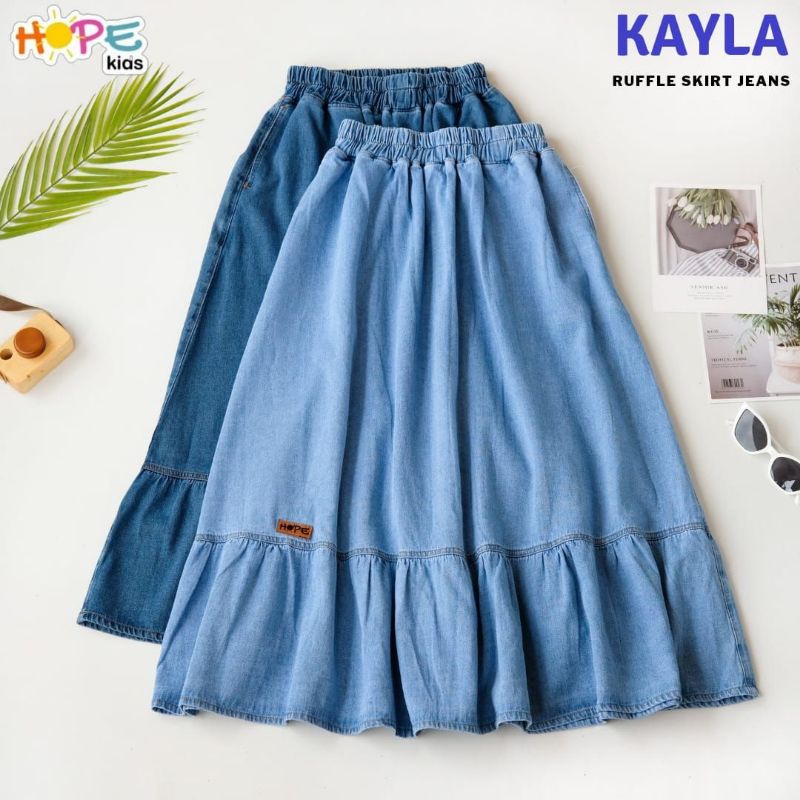 Ruffle Skirt Panjang