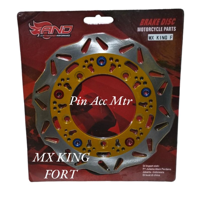 Piringan Disc cakram depan/Fort Diameter 245mm Model polos/Grigi frouting PNP motor MX king Depan