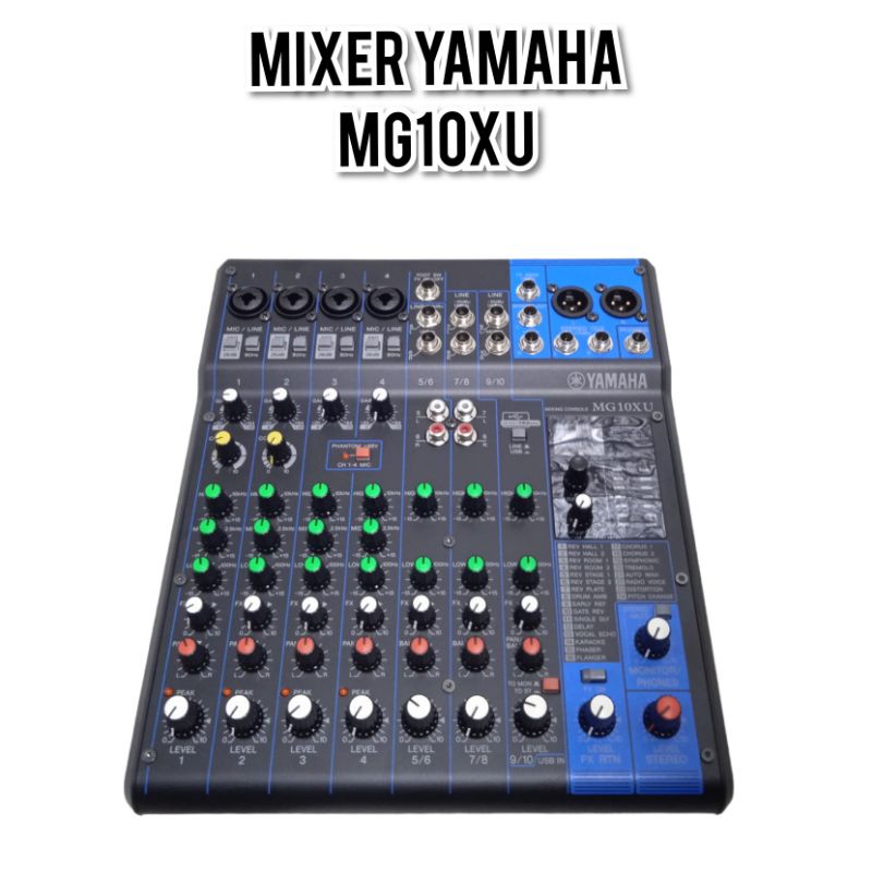 Mixer Audio YAMAHA MG10XU ORIGINAL Yamaha MG 10XU Mixer Yamaha MG10XU Original Yamaha MG10XU
