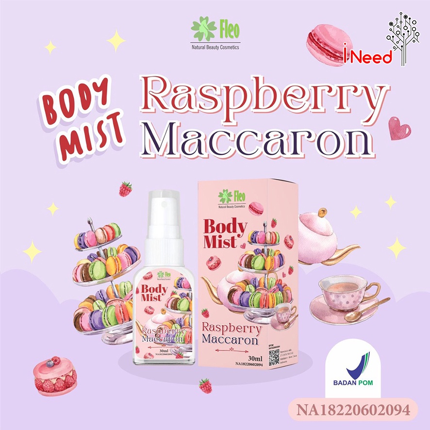 (INEED) Fleo Body Mist 30 ml parfum spray / Pewangi Badan / Parfume Badan
