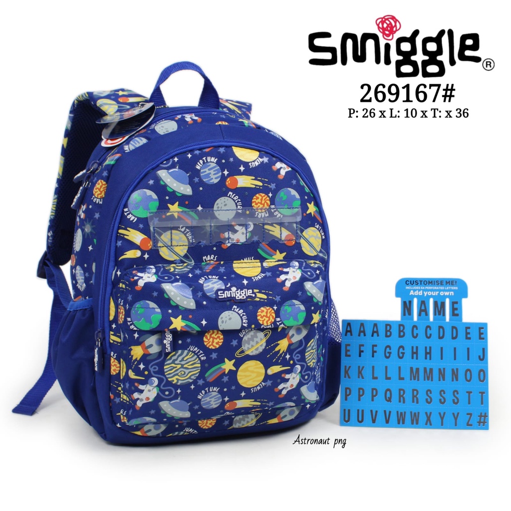 SMIGGLE Ori Go Junior Backpack ukuran medium