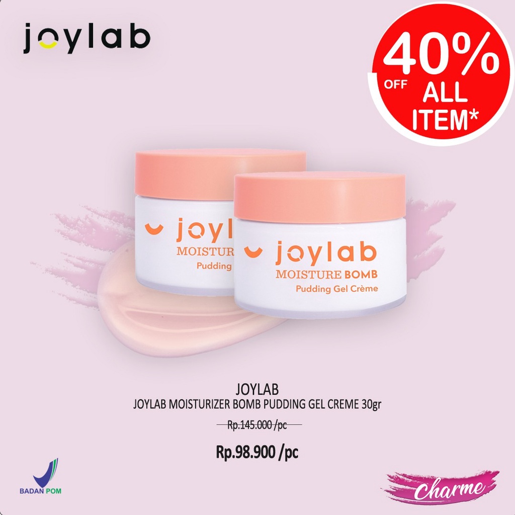 Jual (READY & ORI) JOYLAB Moisture Bomb Pudding Gel Creme 30gr BPOM