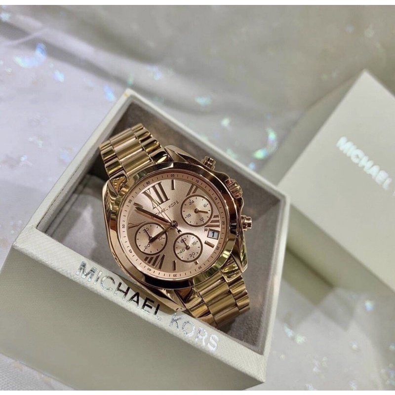 MK5799 Bradshaw Rosegold series Stainless Steel 36mm Jam Tangan Wanita