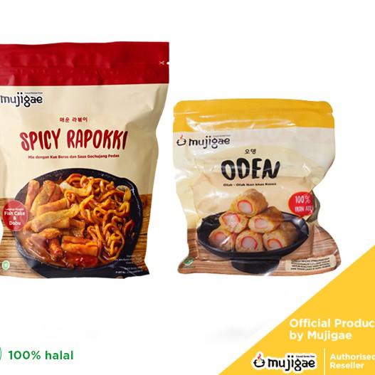 

GRATIS ONGKIR✅KOMBO Mujigae Spicy Rapokki 350 gr + Oden Korean Fish Cake 120 gr|KD8