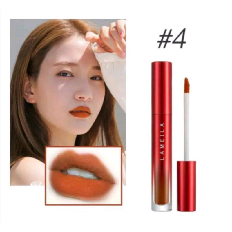 Lipstik LAMEILA 2026 velvet waterproof lip glaze berkualitas