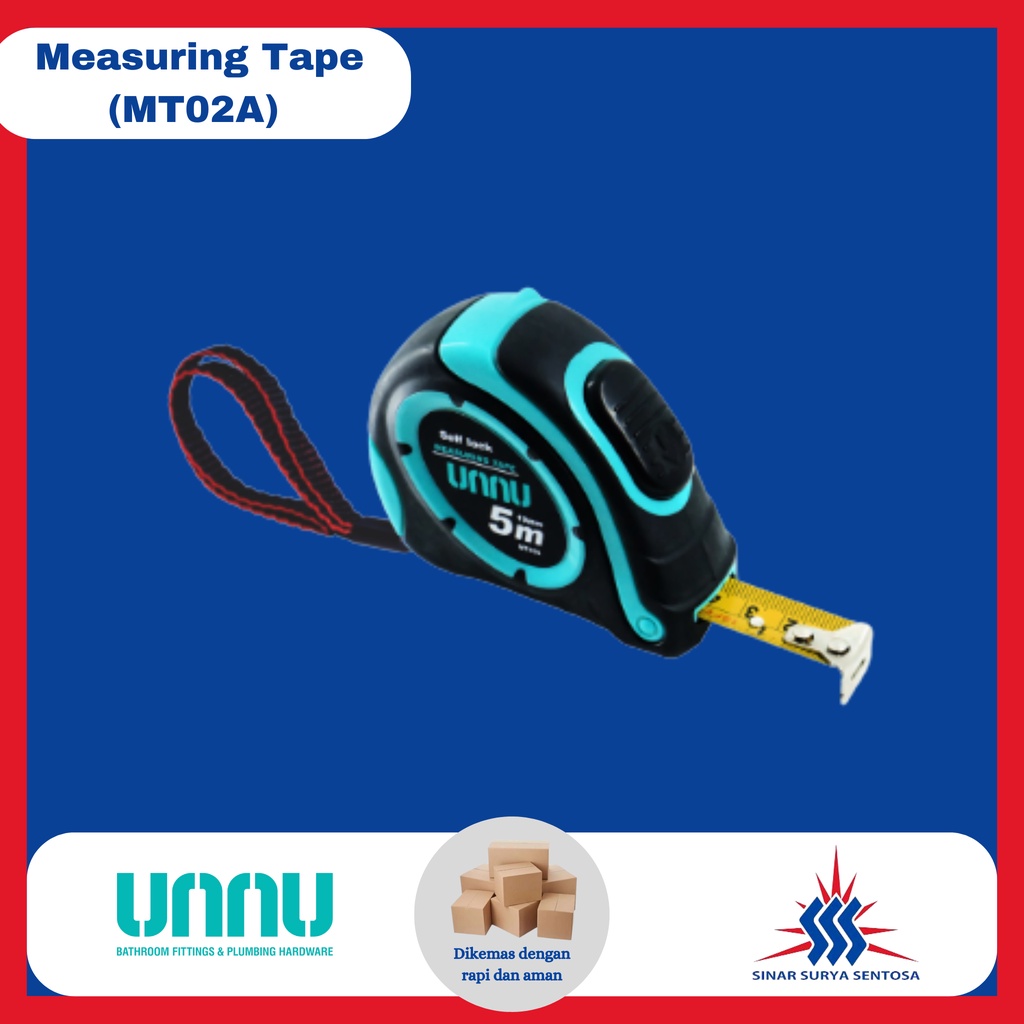 Meteran Unnu MT02A (Measuring Tape MT02A)