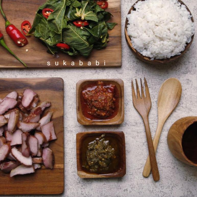 

㍼ 1kg Daging Babi Asap Sei Babi smokey Pork lezat murah ㄶ