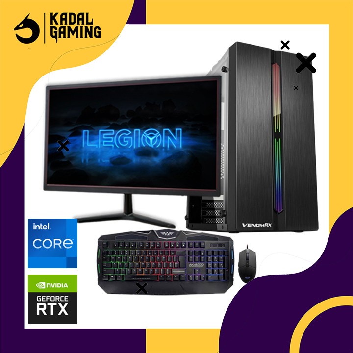 PC GAMING RENDER INTEL CORE I5 10400F|RTX 3050 8GB / 2060 6GB FULLSET