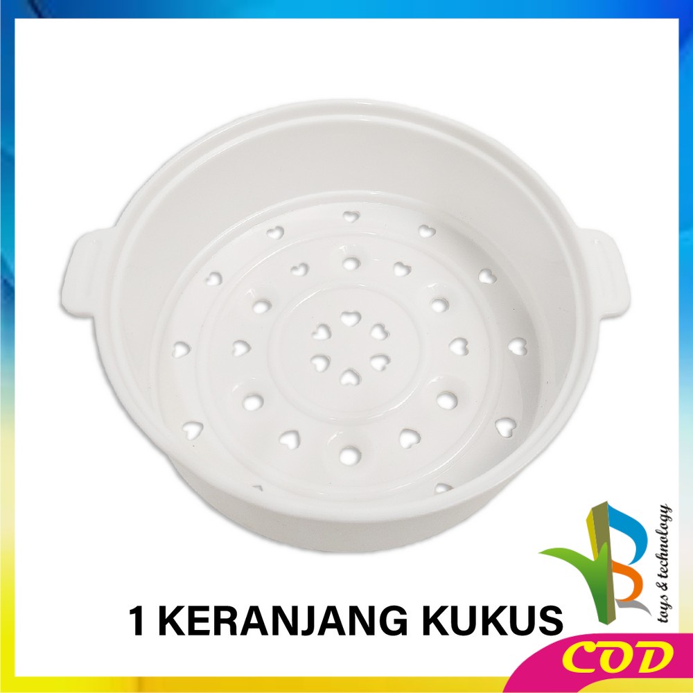 RB-C520 Panci Elektrik 2IN1 Dengan Keranjang Kukus Motif Bebek / Panci Mie Instan Listrik Serbaguna / Panci Kukus