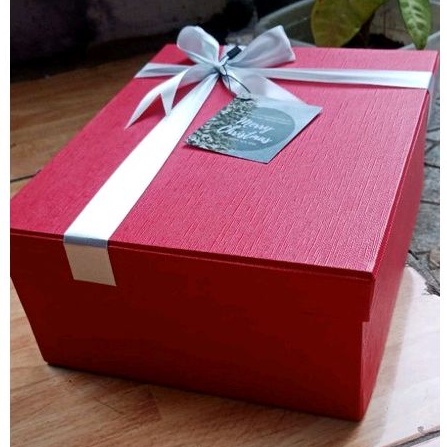 

kotak kado /Hampers Natal/ Hardbox Natal (25x20x10cm) special Natal free hangtag Natal