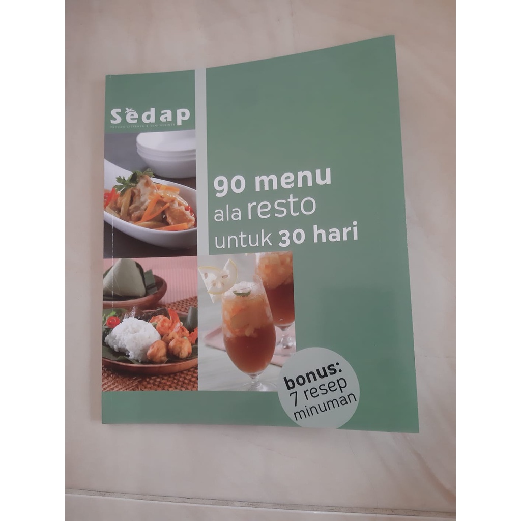 Buku Resep 90 Menu ala Resto untuk 30 hari