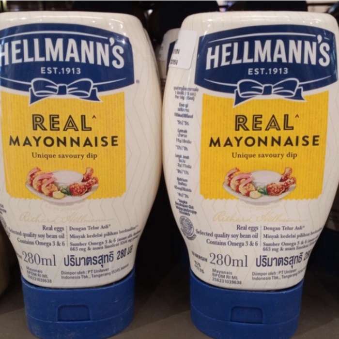 

Helmann's real mayonaise 280ml