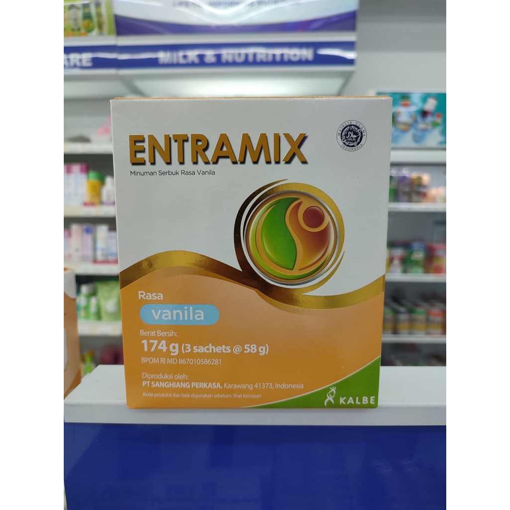 

Entramix Vanila 174g (3 Sachet @ 58g)