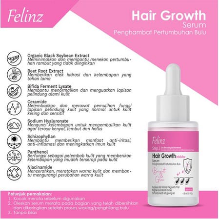 FELINZ HAIR GROWTH INHIBITOR SERUM STEP 2 - 30ML BOTOL