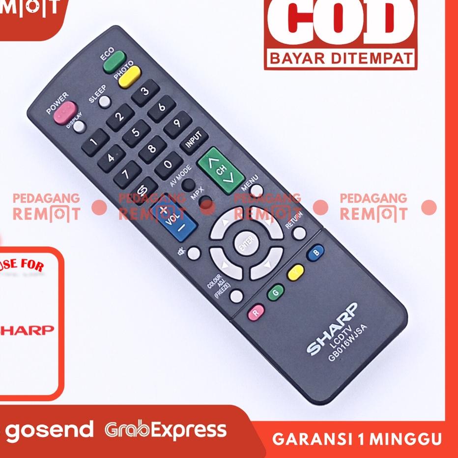 Remot Remote TV Sharp Aquos LCD LED GB016WJSA SUPER LC-24SA40001 LC-32LE340M  LC32LE180I