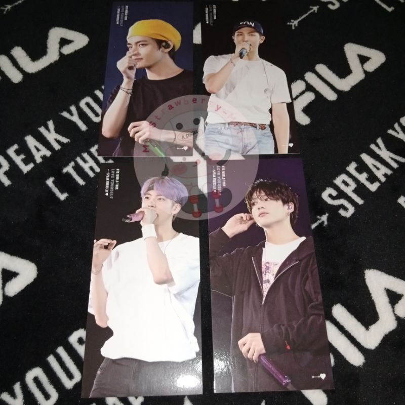 Mohon Baca Deskripsi BTS PC DVD BTS World Tour Love Yourself Speak Yourself London Bookmark RM Jin V