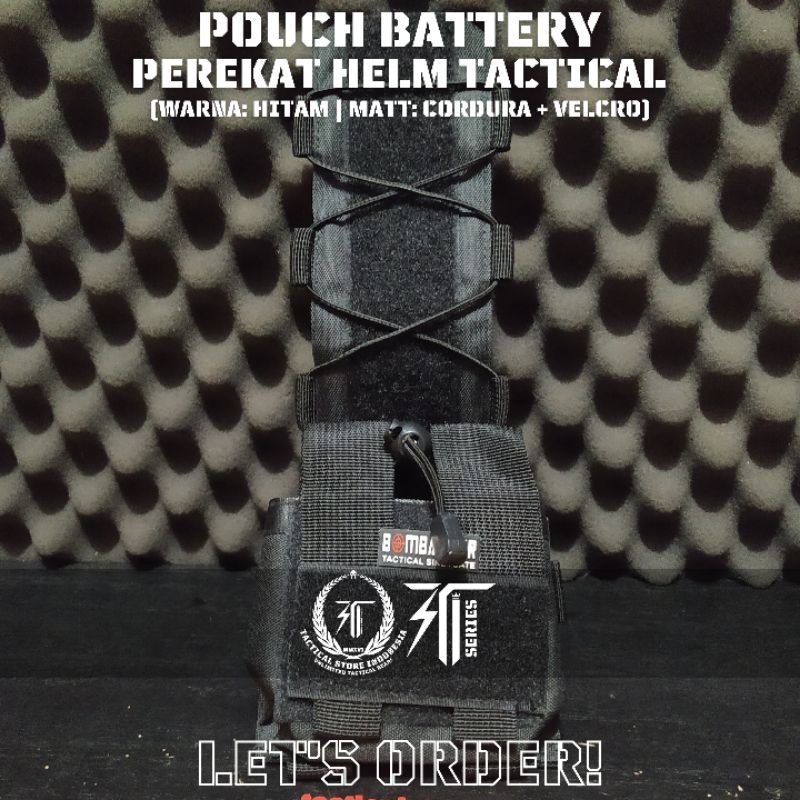 Pouch Perekat Battery Helm Tactical - TSI SERIES