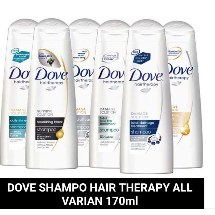 ㊫ Dove (Shampo + Conditioner) Nourishing black Nutritive Solution 170ml NEW ARRIVAL 2894 ☽