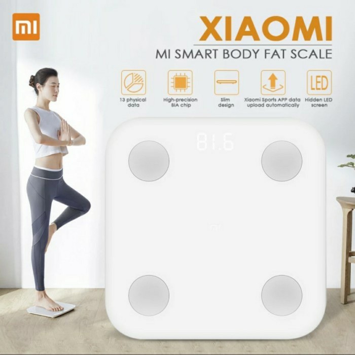 Timbd Xiaomi Mi Smart Body Fat Scale 2 Pro Timbangan Badan 13 Data Ful Versi