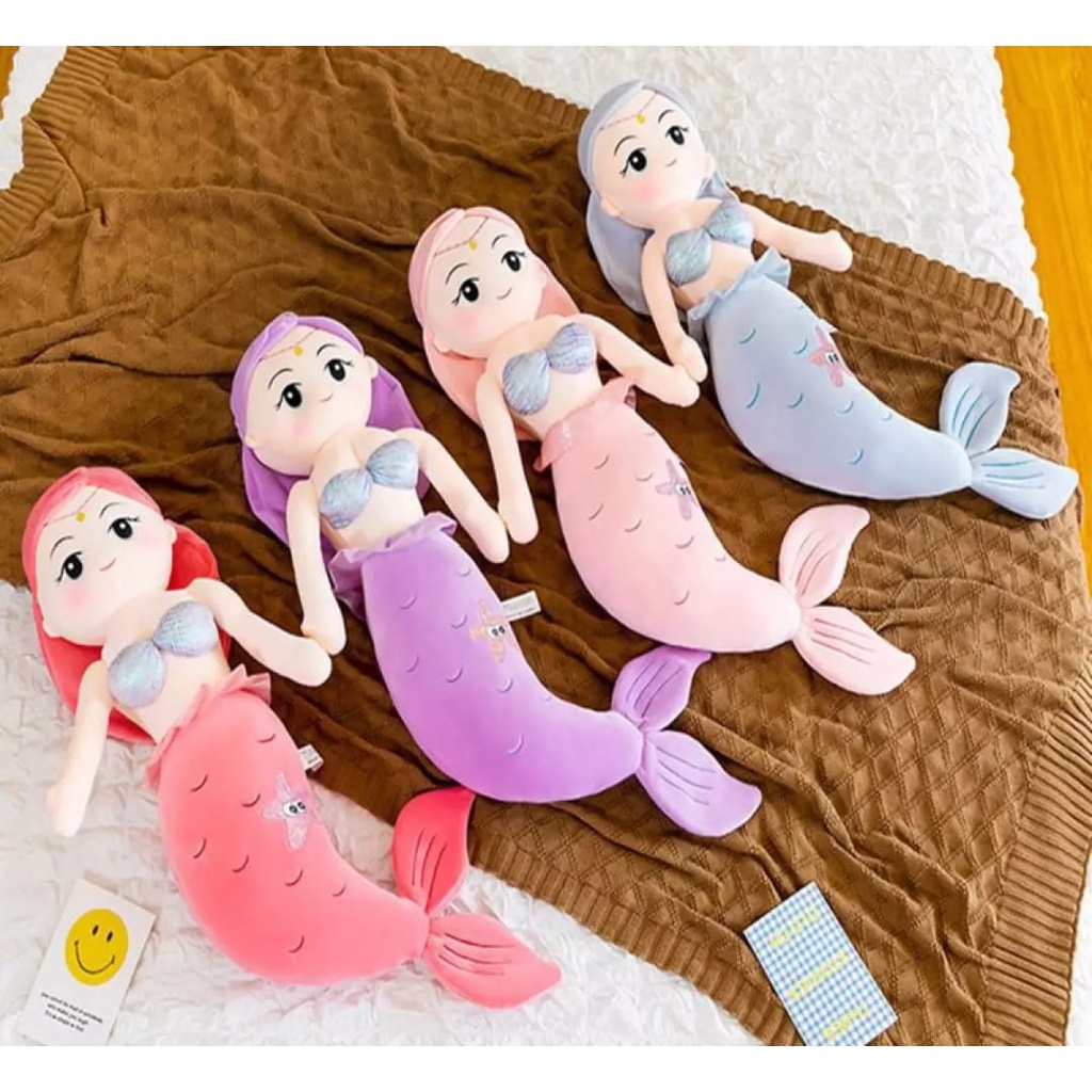 Boneka Putri Duyung Mermaid Cute Bahan Soft Berkualitas