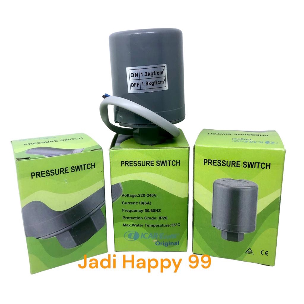 Otomatis Pompa air 1/4 Merk ICAR  Ecofill/ Otomatis pressure switch pompa / Switch pompa / swit pomp
