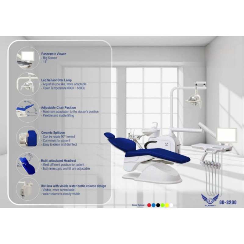 Dental Unit Full Elektrix Premium New Grandlux Dental Unit Baru kosongan