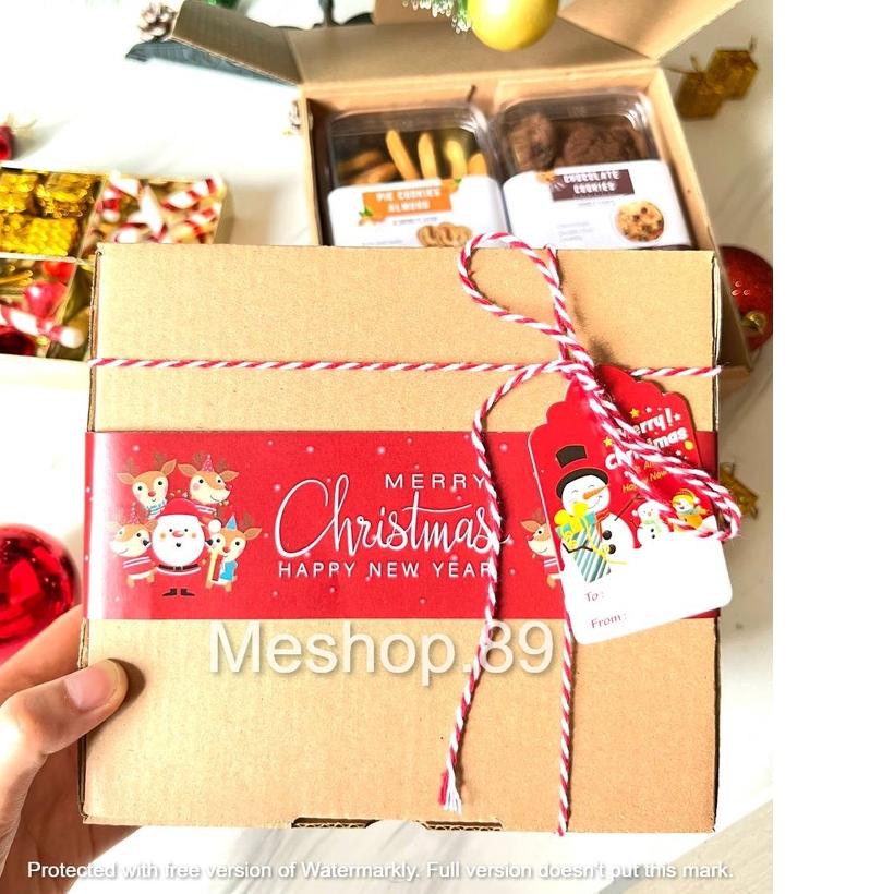 

6.6 Flash Sale READY STOCK HAMPERS PARCEL NATAL PRREMIUM | KADO HAMPERS CHRISTMAS ISI 2 JAR BESAR SPESIAL COOKIES DOUBLE CHOCOLATE DAN ALMOND COOKIES FREE PACKING BUBLEWRAP TEBAL PREMIUM 2