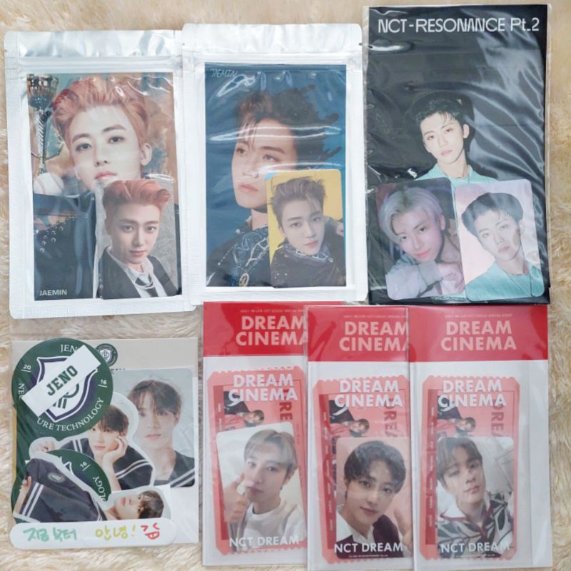 NCT DREAM JAEMIN JENO RENJUN PHOTOCARD PC 4X6 UNIVERSE BEATBOX HOLO LENTI RESONANCE  BACK TO SCHOOL 