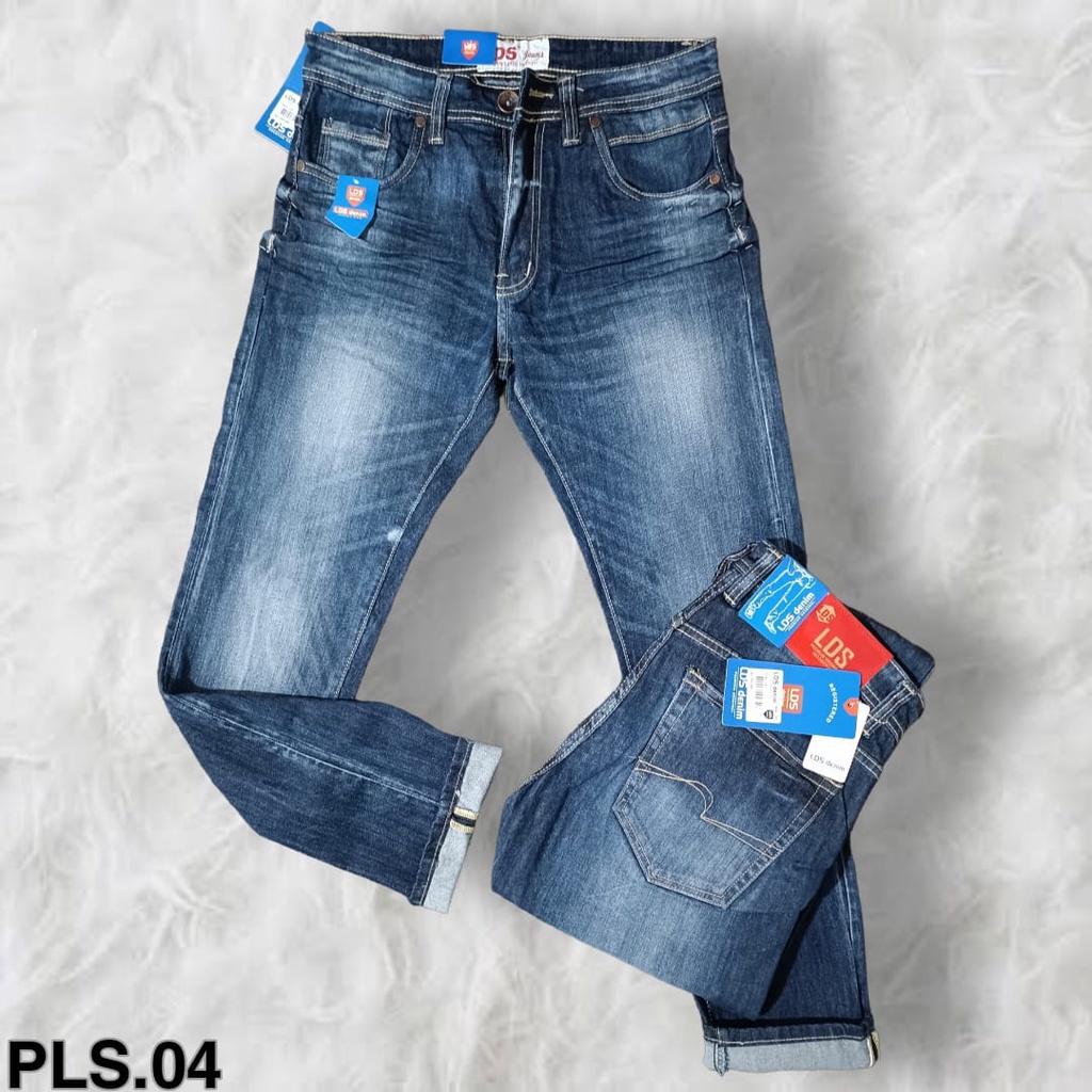 celana jeans pria LDS slimfit distro model terbaru