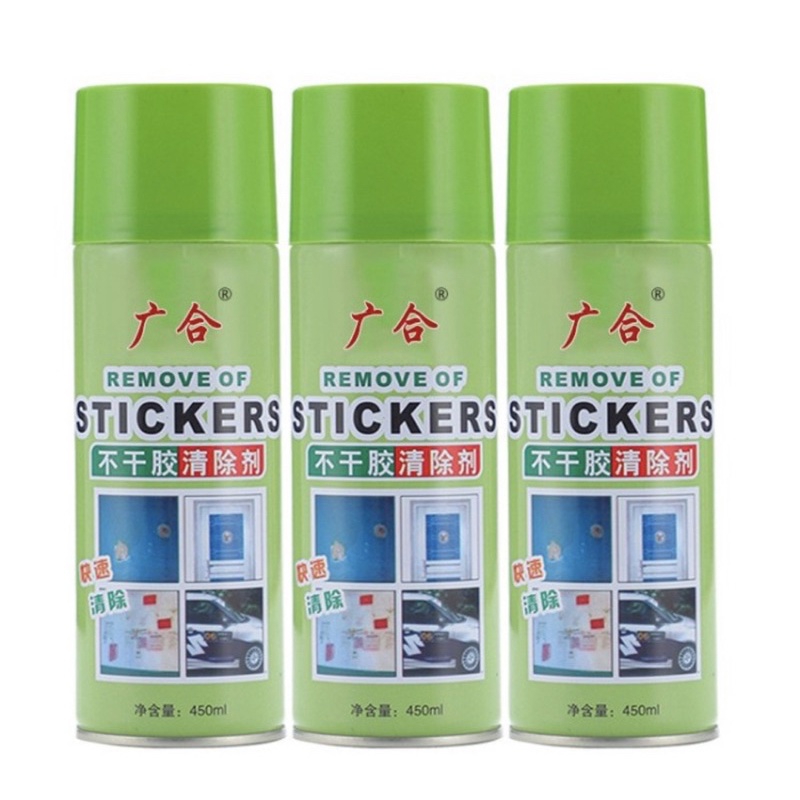 Spray Remove Sticker 450ml - Spray Penghilang Noda Cat &amp; Lem - Remover Spray