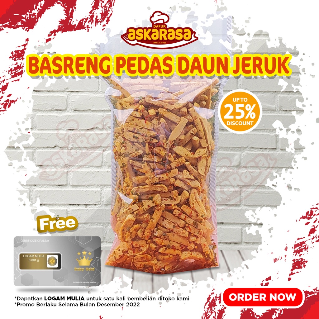 

Basreng Pedas Daun Jeruk