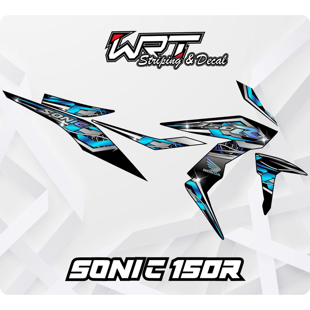 Striping Hologram Sonic 150 R - Stiker Lis Decal Motor Sonic 150 R Racing Keren