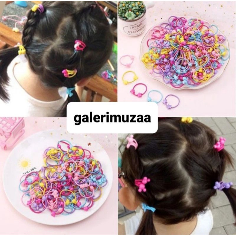 Ikat Rambut Anak/Karet Ikat Rambut/Kuncir Rambut Anak Anak/Headband