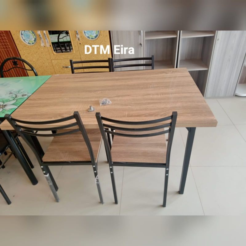 MEJA MAKAN 4 KURSI OLYMPIC DTM EIRA / DINNING TABLE