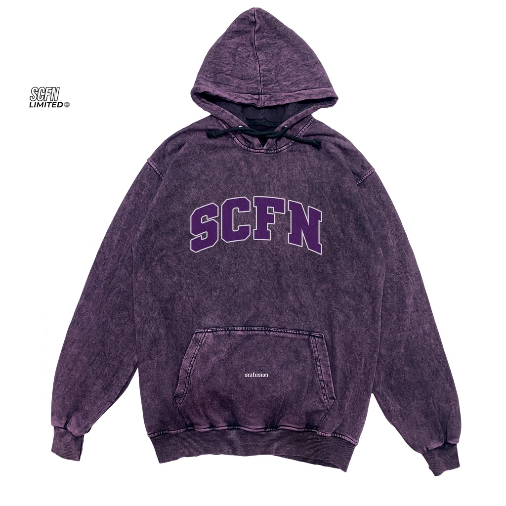 Scafusion College Hoodie Washed Purline