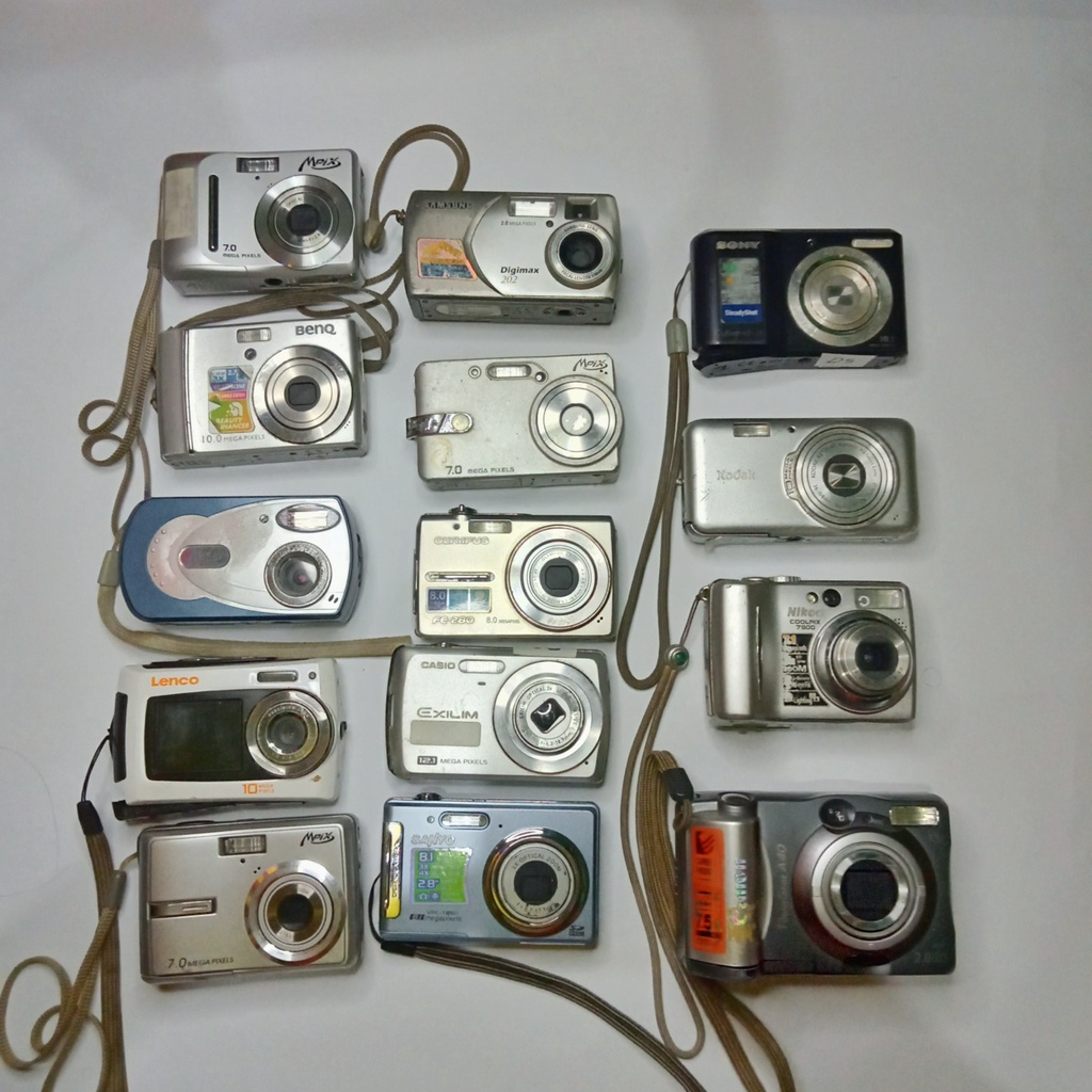 Part 1 KAMERA DIGITAL GAMBLING BEKAS KONDISI MATI, Digicam bekas pajangan kanibalan